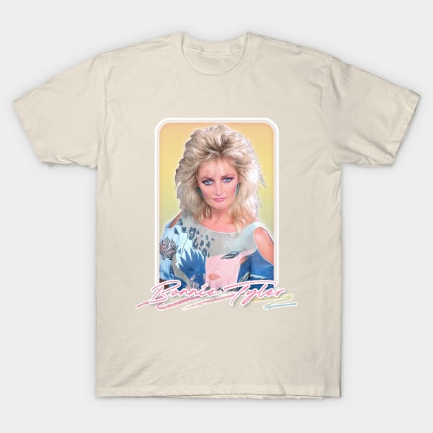 Bonnie Tyler // 80s Aesthetic Fan Art Design T-Shirt by DankFutura